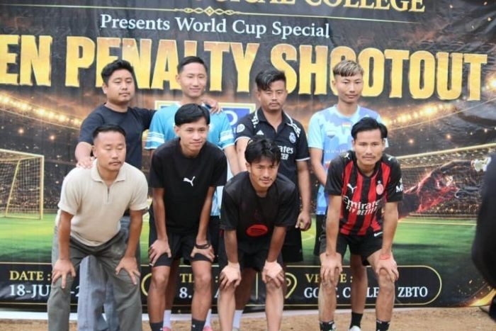 The Chai Boys emerged as the champions of the Open Penalty Shootout Tournament organised by Nito Theological College on July 18. (Photo Courtesy: NTC Media Cell)